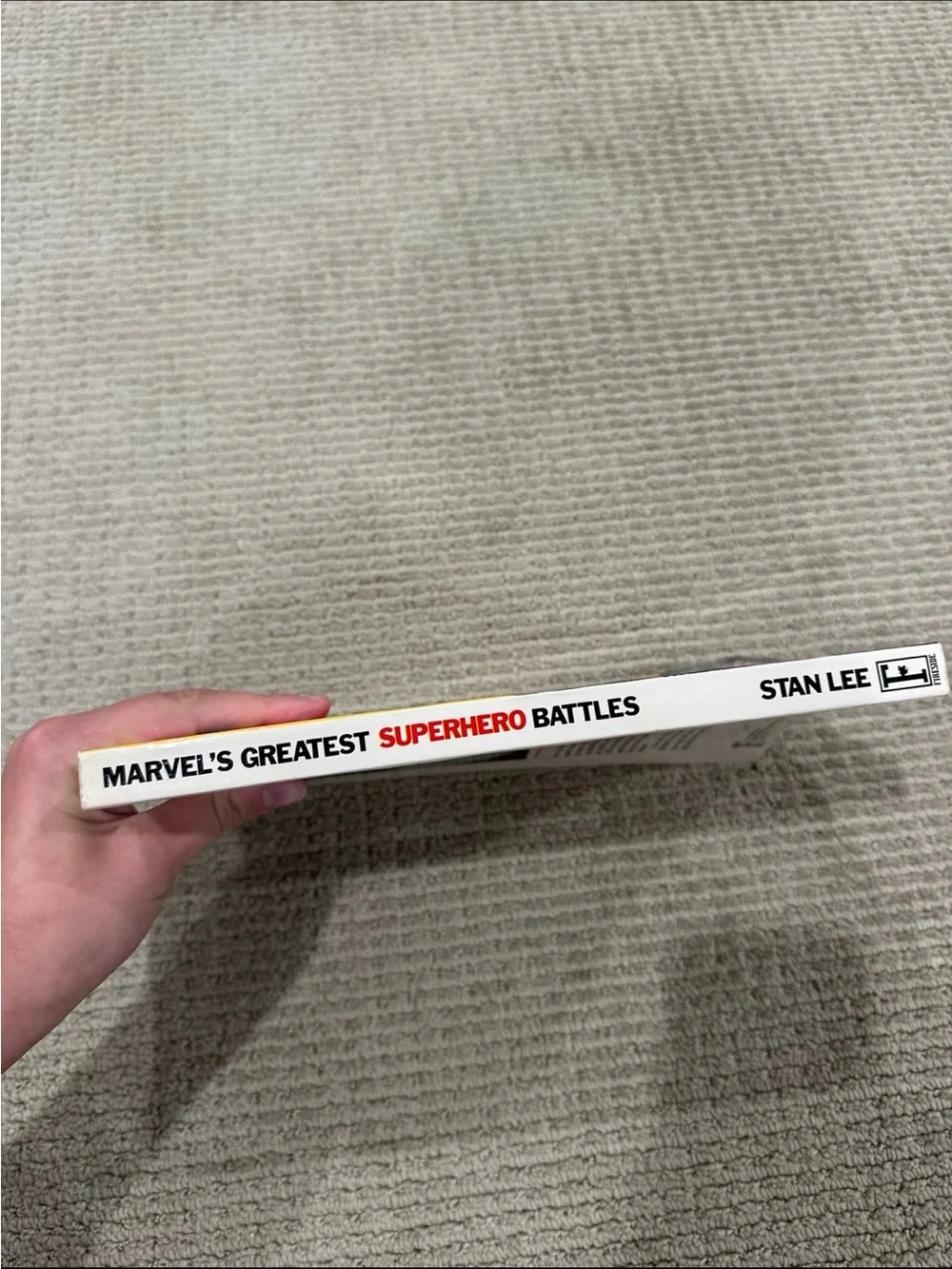 Marvel Bright Yellow Cover with Red & Green Superhero Art